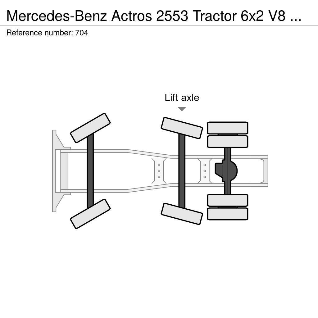 Mercedes-Benz Actros 2553 Tractor 6x2 V8 EPS Retarder Big Axle G Τράκτορες