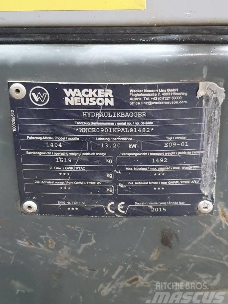 Wacker Neuson 1404 (E09-01) Εκσκαφάκι (διαβολάκι) < 7t