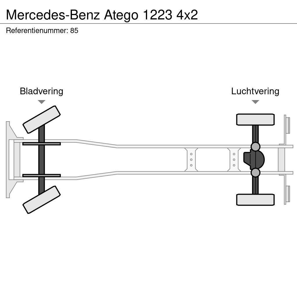 Mercedes-Benz Atego 1223 4x2 Φορτηγά Kαρότσα με ανοιγόμενα πλαϊνά