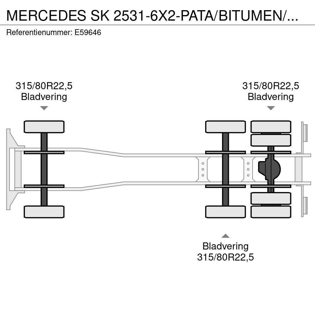 Mercedes-Benz SK 2531-6X2-PATA/BITUMEN/ASFALT/GOUDRON Φορτηγά Ανατροπή