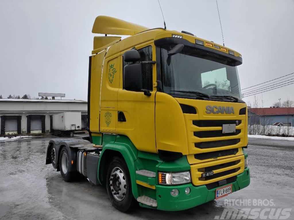 Scania R410 6x2 hydrauliikka, ADR,Euro6 Τράκτορες