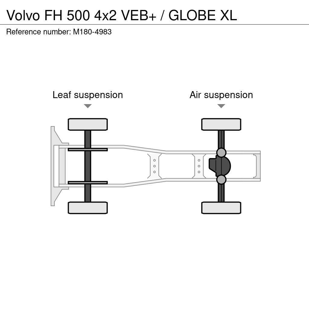 Volvo FH 500 4x2 VEB+ / GLOBE XL Τράκτορες