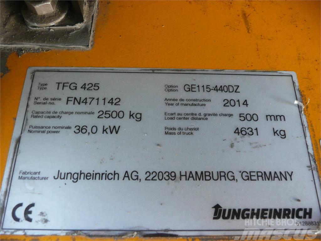 Jungheinrich TFG 425 440 DZ Περονοφόρα ανυψωτικά κλαρκ με φυσικό αέριο LPG