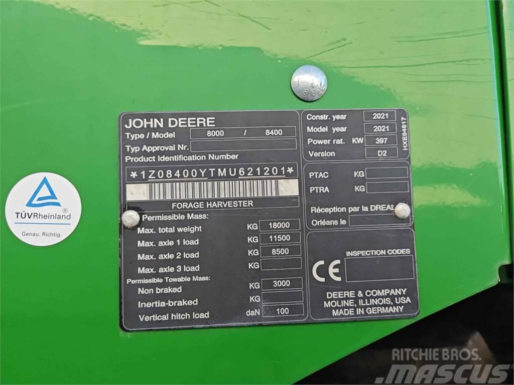 John Deere 8400i Μηχανές χορτονομής