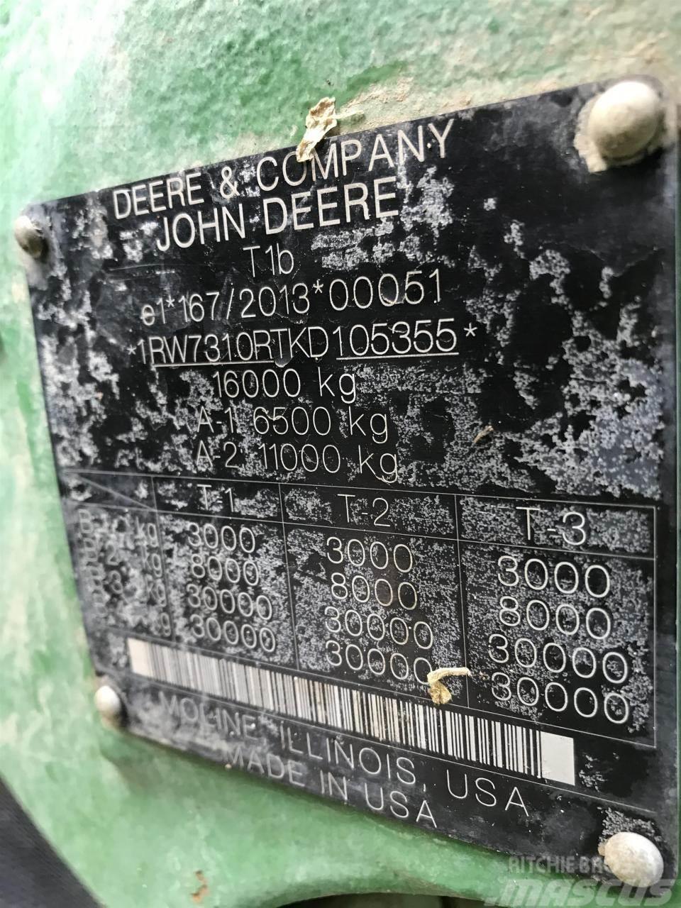 John Deere 7310R Τρακτέρ