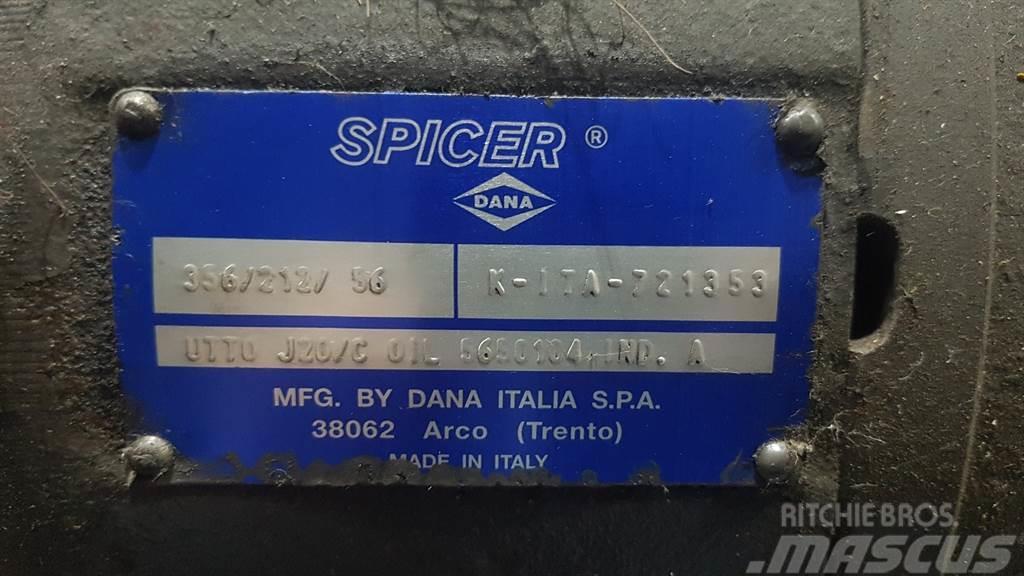 Spicer Dana 356/212/56 - Mecalac 714 MW - Axle Άξονες