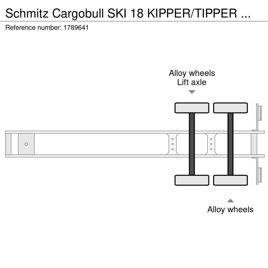Schmitz Cargobull SKI 18 KIPPER/TIPPER TRAILER/AUFLIEGER Ανατρεπόμενες ημιρυμούλκες