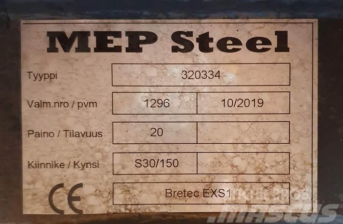  MEP Steel BRETEC EXS1 ISKUVASARAN KIINNIKELEVY S30 Ταχυσύνδεσμοι