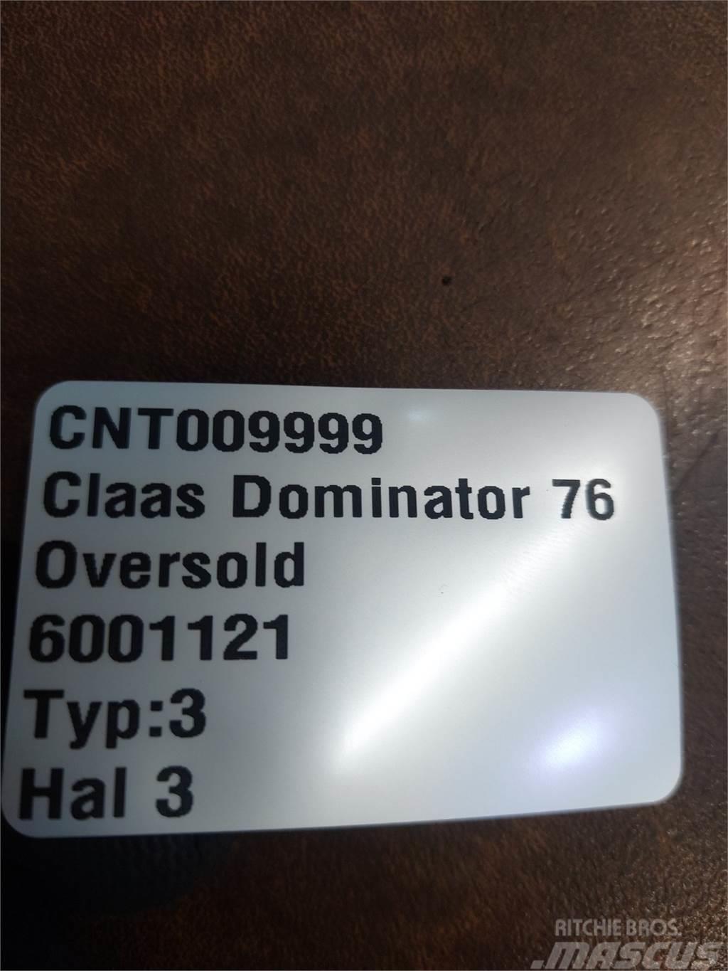 CLAAS Dominator 76 Διαστρωτήρες άμμου και αλατιού