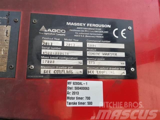 Massey Ferguson 9280 Θεριζοαλωνιστικές μηχανές