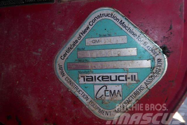 Takeuchi TB153FR Εκσκαφείς με ερπύστριες