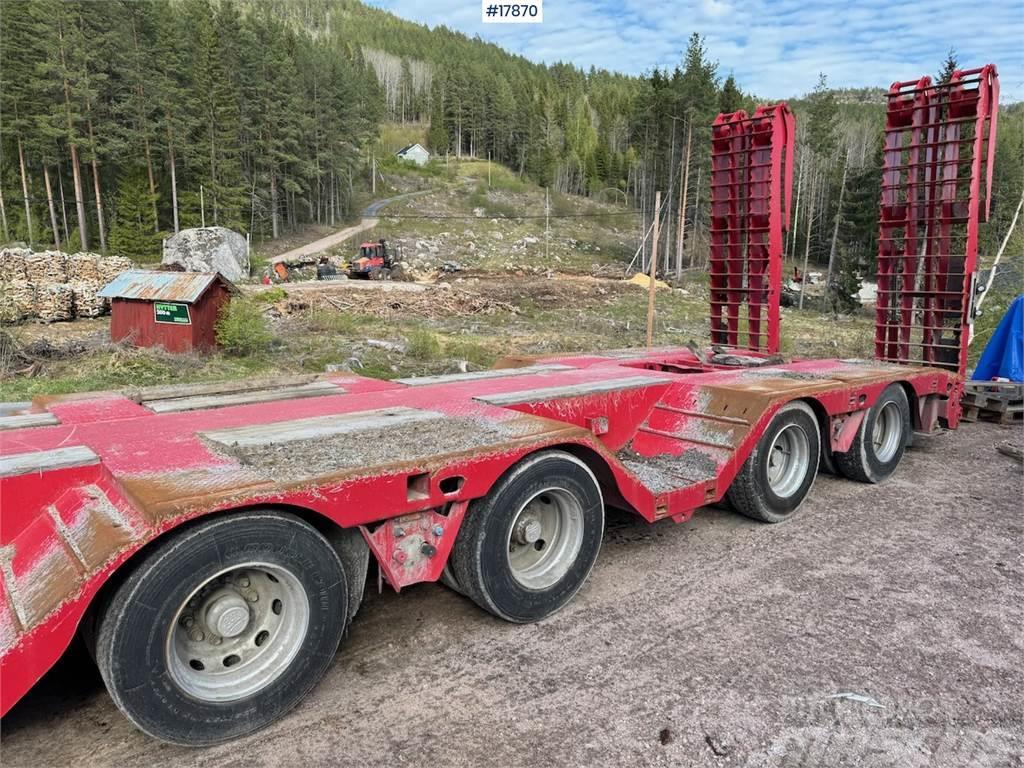 Faymonville TL40 Machine trailer w/ hydraulic driving bridge Λοιπές ρυμούλκες