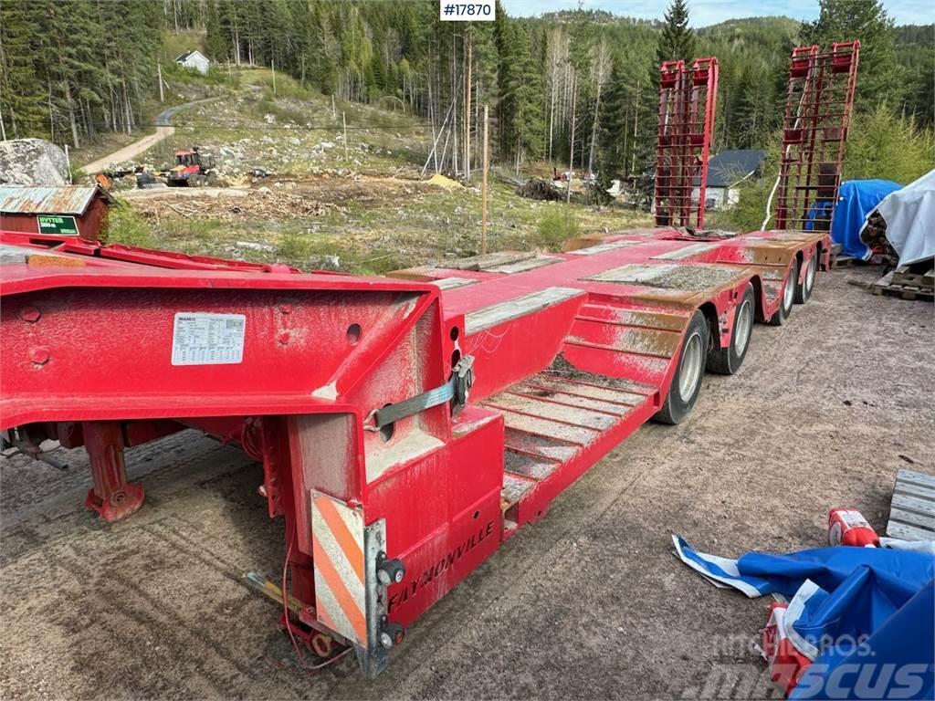 Faymonville TL40 Machine trailer w/ hydraulic driving bridge Λοιπές ρυμούλκες