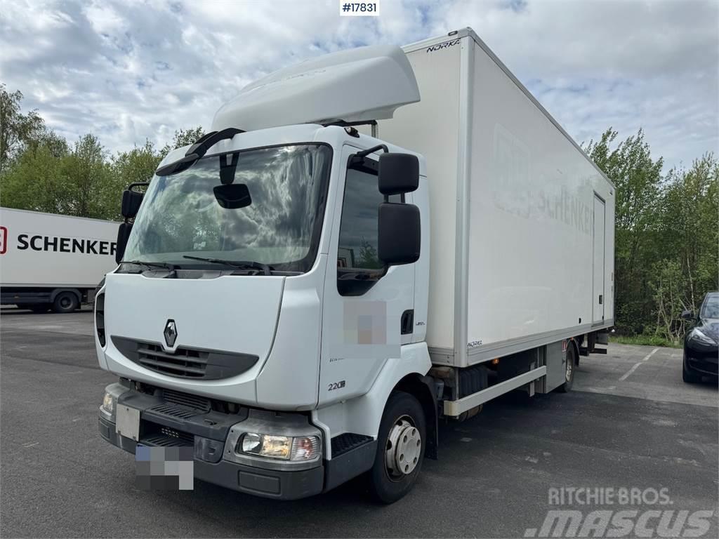 Renault Midlum 4x2 box truck w/ side door and lift. 136,00 Φορτηγά Κόφα