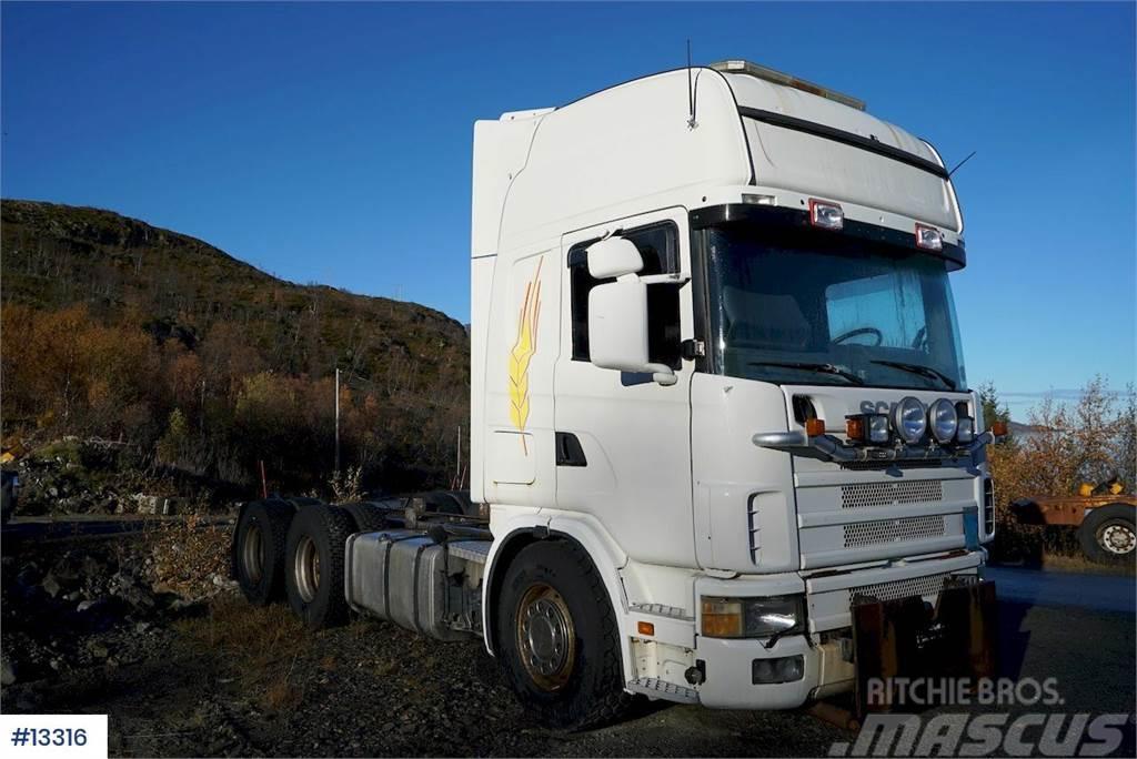 Scania R124 470 6x2 snow rigged Chassis Φορτηγά Σασί