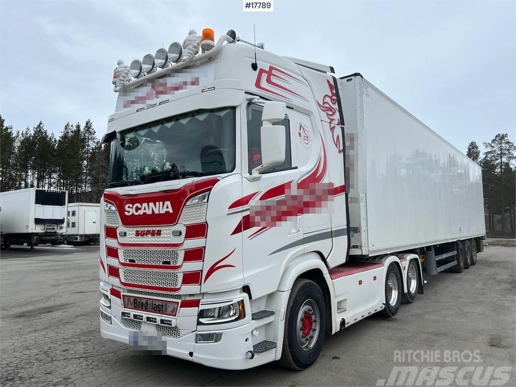 Scania S500 6x2 tow truck w/ tipping hydraulics and raise Τράκτορες