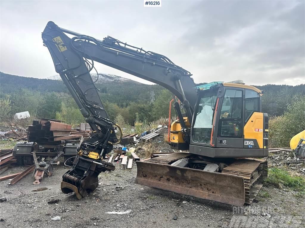 Volvo ECR145 Crawler Excavator w/ Rototilt w/ Grab and C Εκσκαφείς με ερπύστριες