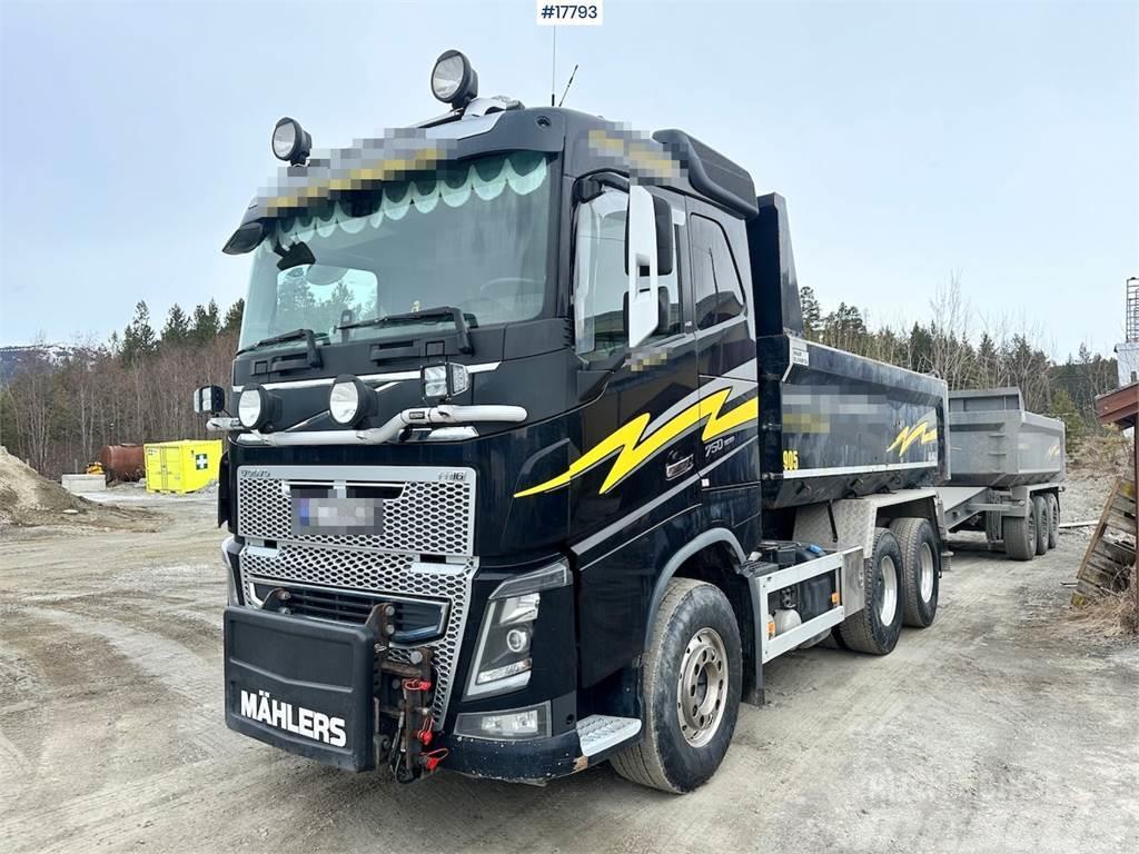 Volvo FH750 6x4 Snow rigged tipper truck. Φορτηγά Ανατροπή