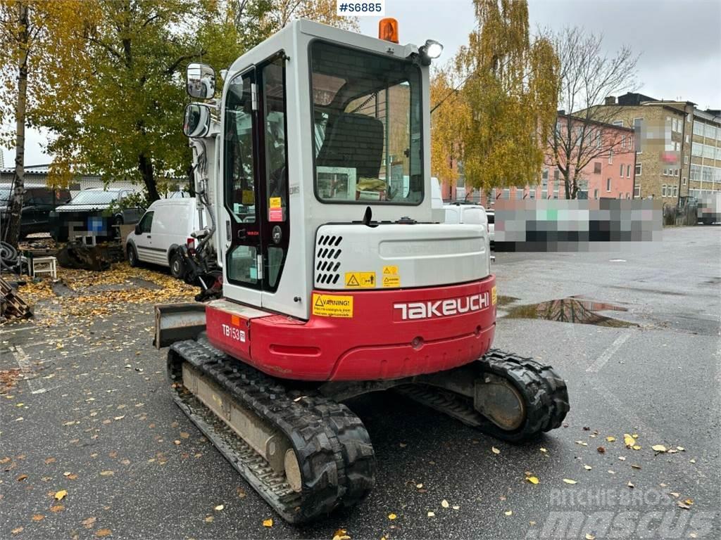 Takeuchi TB153FR, Excavator With Rotary tilt and tools Εκσκαφάκι (διαβολάκι) < 7t