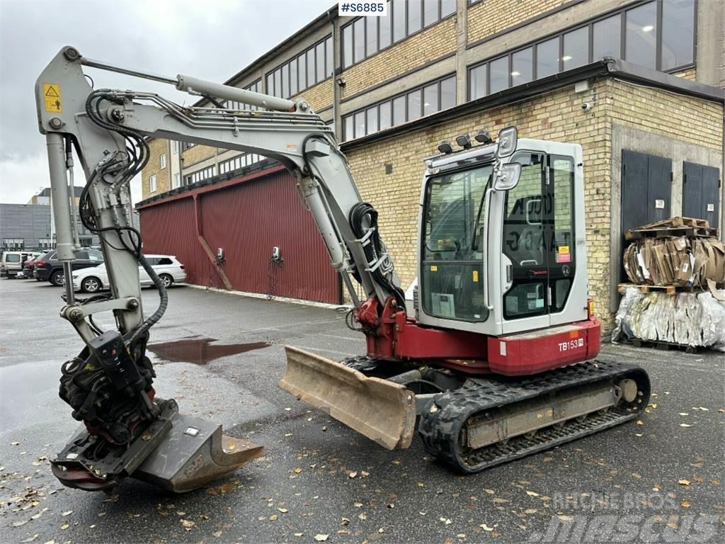 Takeuchi TB153FR, Excavator With Rotary tilt and tools Εκσκαφάκι (διαβολάκι) < 7t