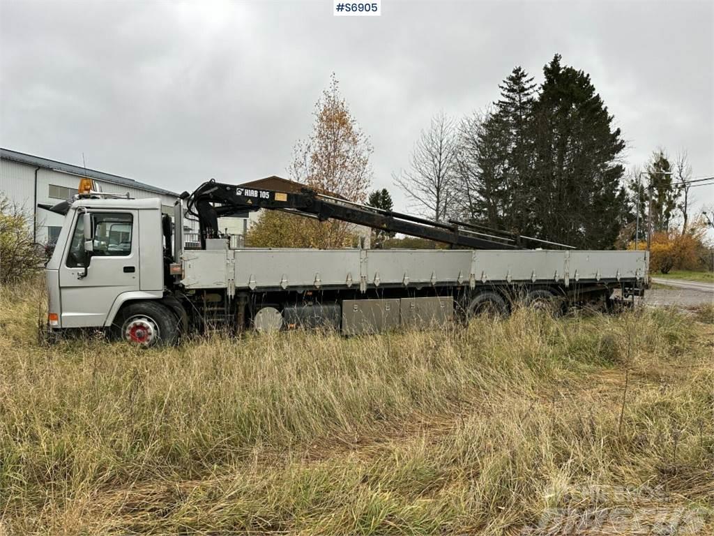Volvo Crane truck FL10 with long flatbed (Rep. Object) Φορτηγά με Γερανό