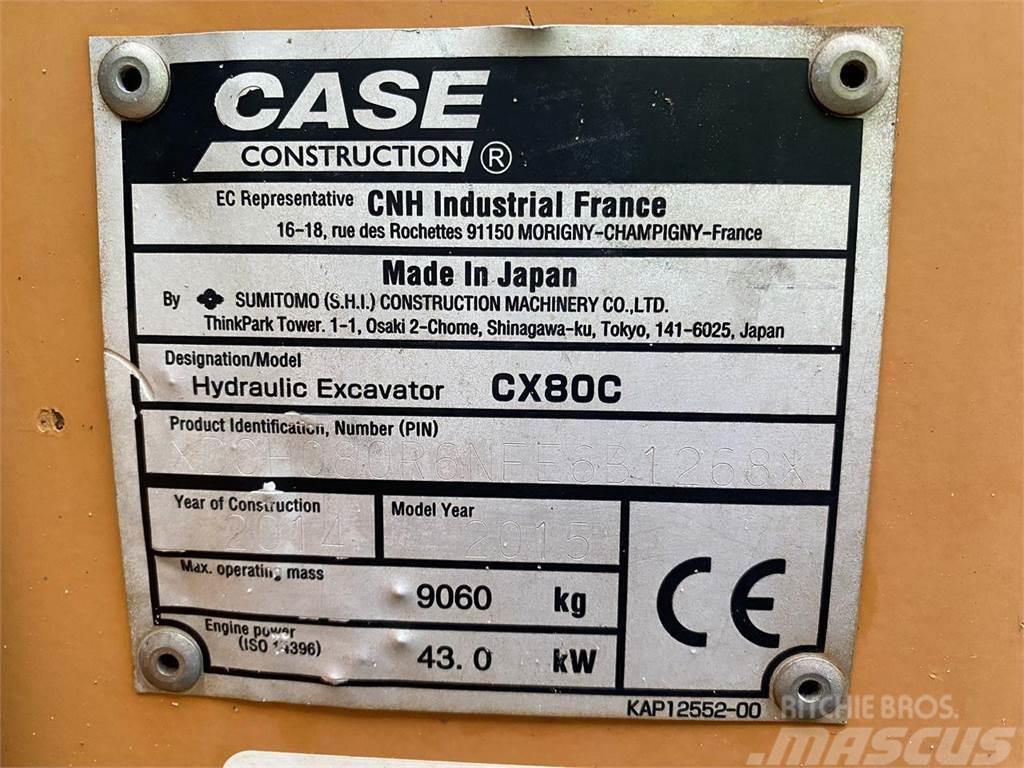 CASE CX 80 C Εκσκαφείς με ερπύστριες