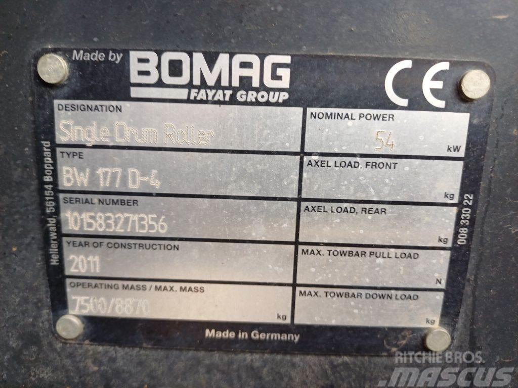 Bomag BW 177 D-4 Οδοστρωτήρες μονού κυλίνδρου