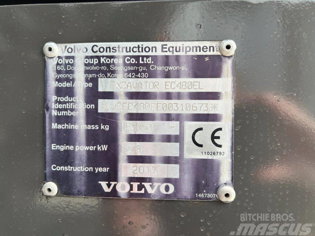 Volvo EC480EL Εκσκαφείς με ερπύστριες