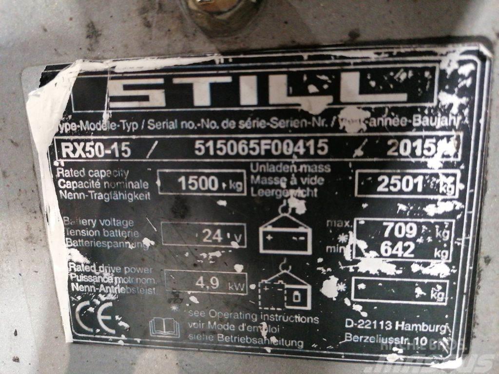 Still RX50-15 Ηλεκτρικά περονοφόρα ανυψωτικά κλαρκ