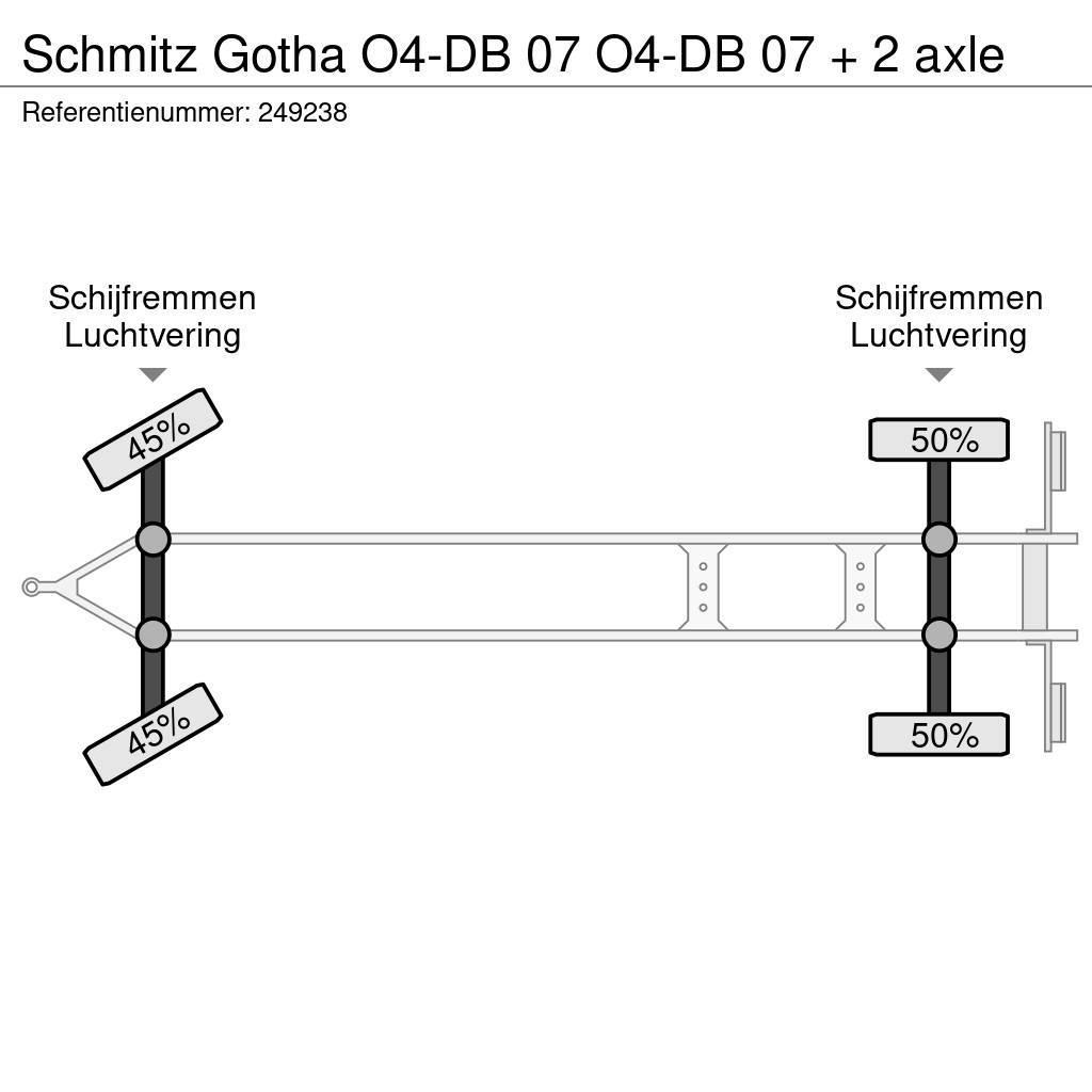 Schmitz Cargobull Gotha O4-DB 07 O4-DB 07 + 2 axle Ρυμούλκες κουρτίνα