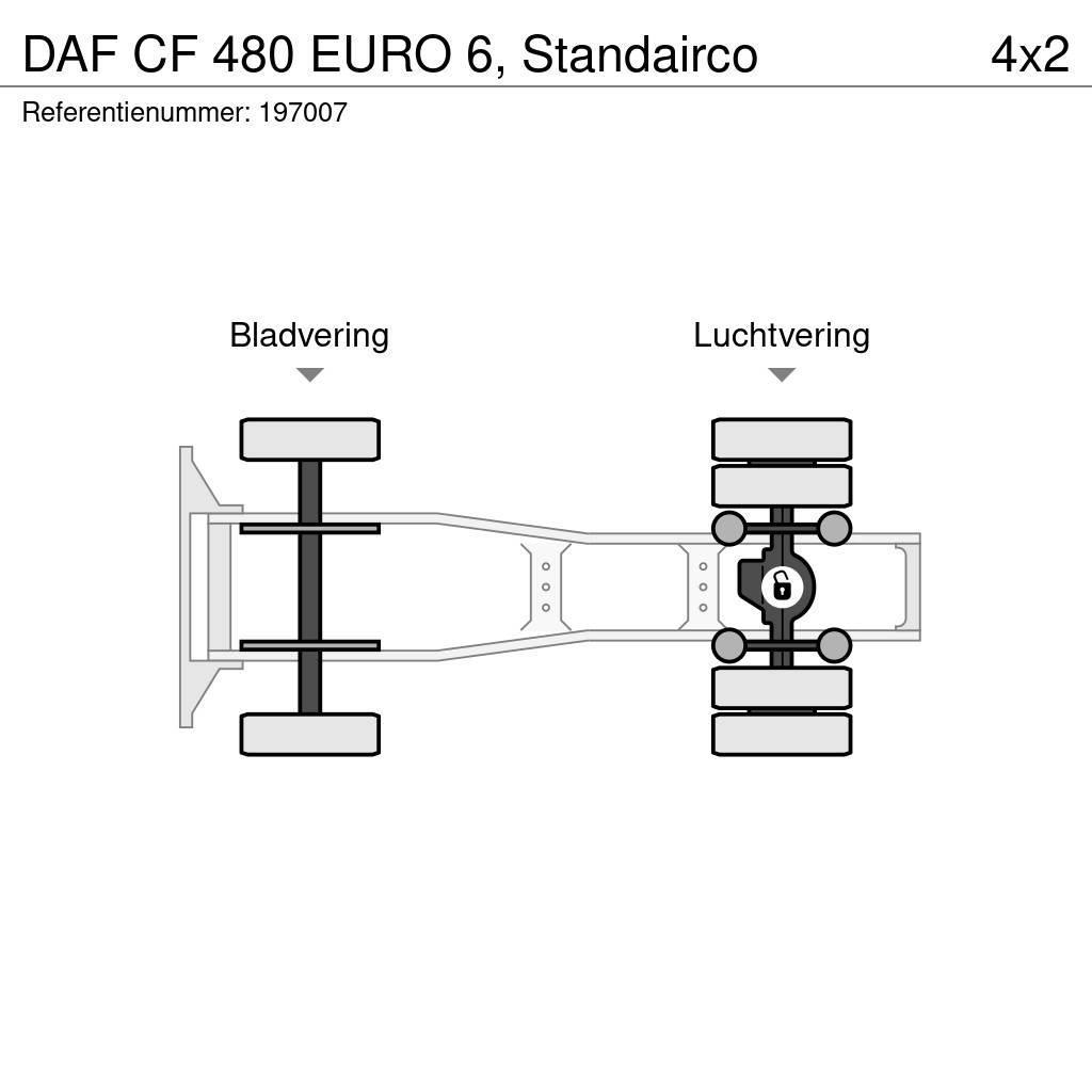 DAF CF 480 EURO 6, Standairco Τράκτορες