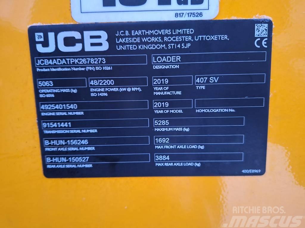 JCB 407 SV NE Φορτωτές με λάστιχα (Τροχοφόροι)