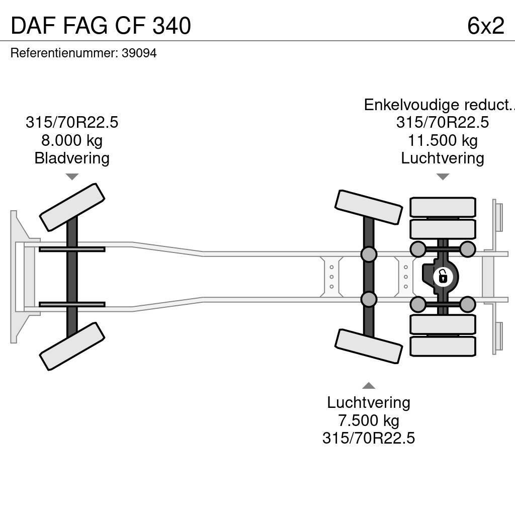 DAF FAG CF 340 Απορριμματοφόρα