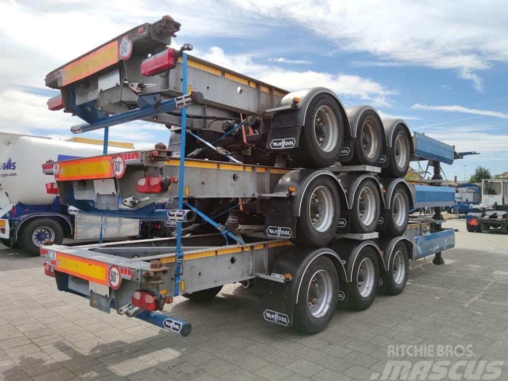 Van Hool A3C002 3 Axle ContainerChassis 40/45FT - Galvinise Ημιρυμούλκες Container