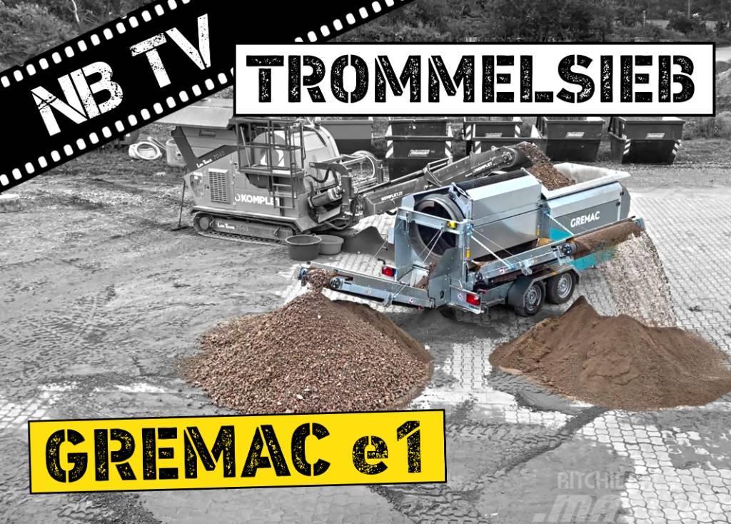 Gremac e1 Trommelsiebanlage - Radmobil Κινητές μηχανές κοσκινίσματος