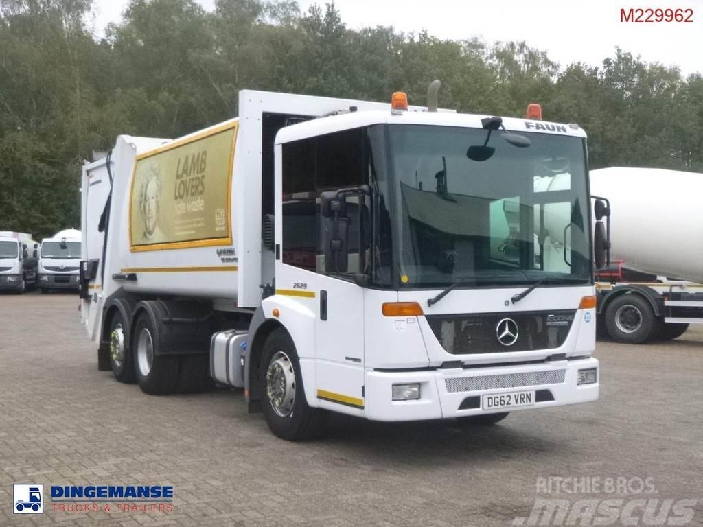 Mercedes-Benz Econic 2629 6x2 RHD Faun Variopress refuse truck Απορριμματοφόρα