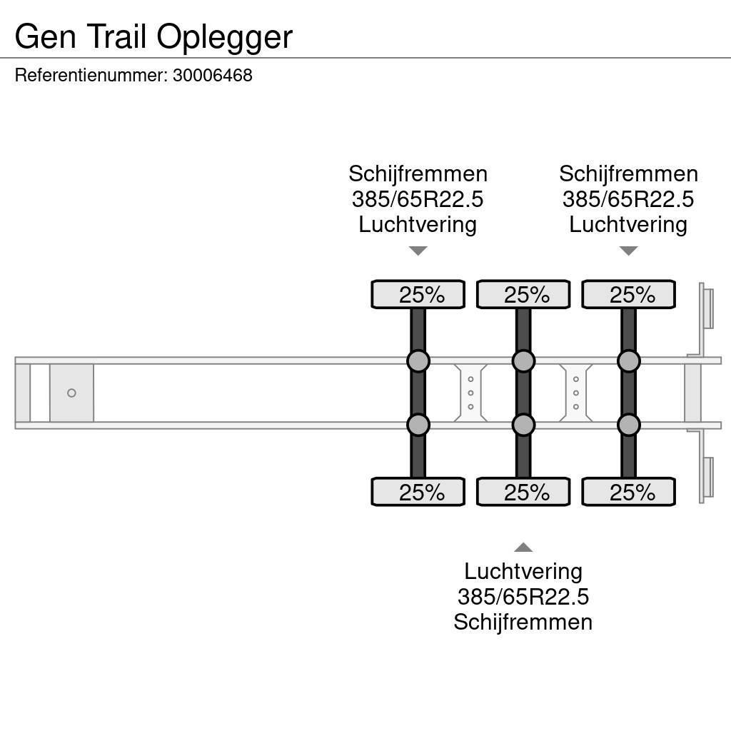  GEN TRAIL Oplegger Επίπεδες/πλευρικώς ανοιγόμενες ημιρυμούλκες