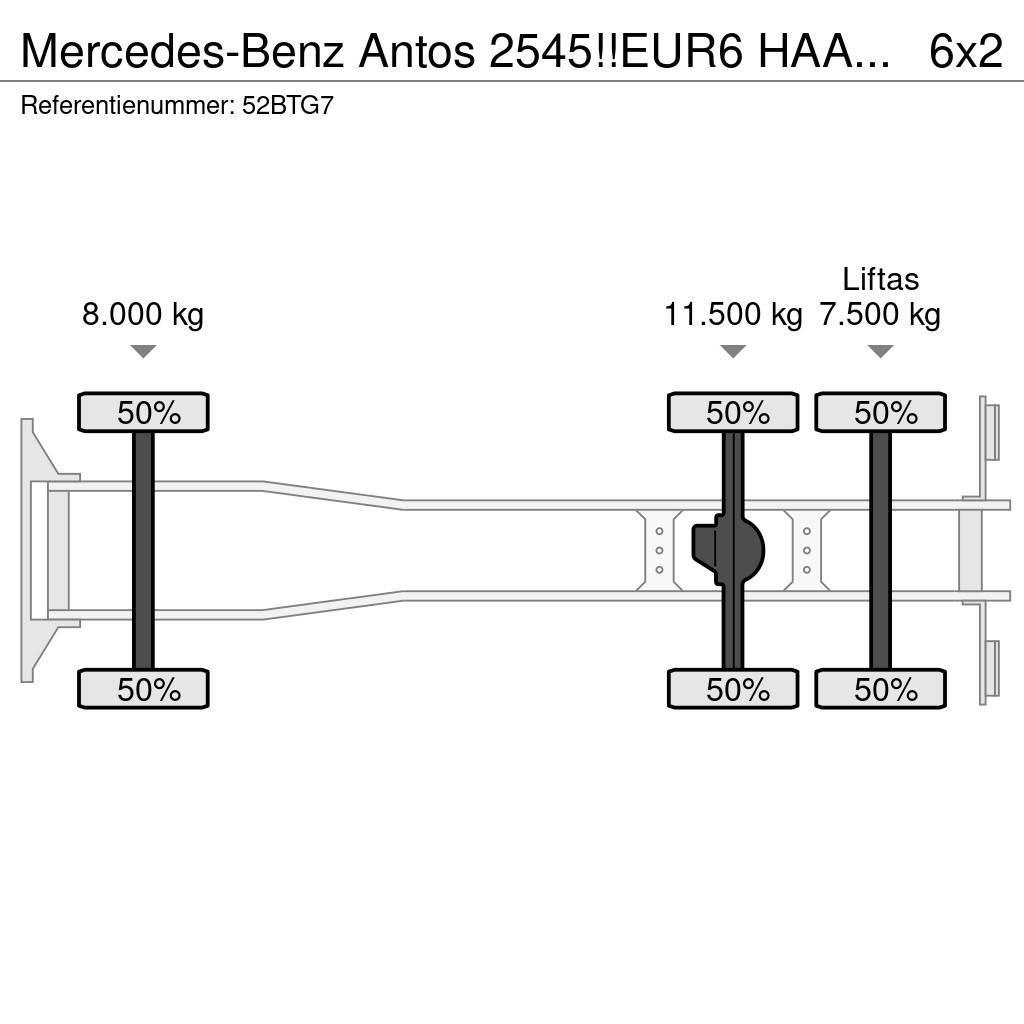 Mercedes-Benz Antos 2545!!EUR6 HAAK/ABROLLKIPPER!!KNICKARM!! Φορτηγά ανατροπή με γάντζο