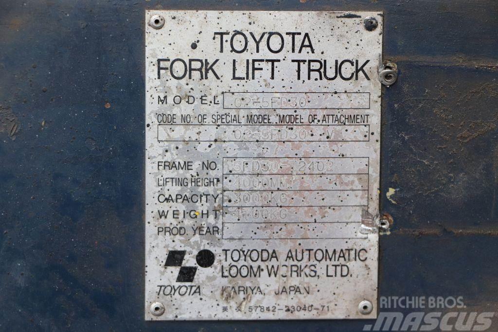 Toyota 02-5FD30 Πετρελαιοκίνητα Κλαρκ