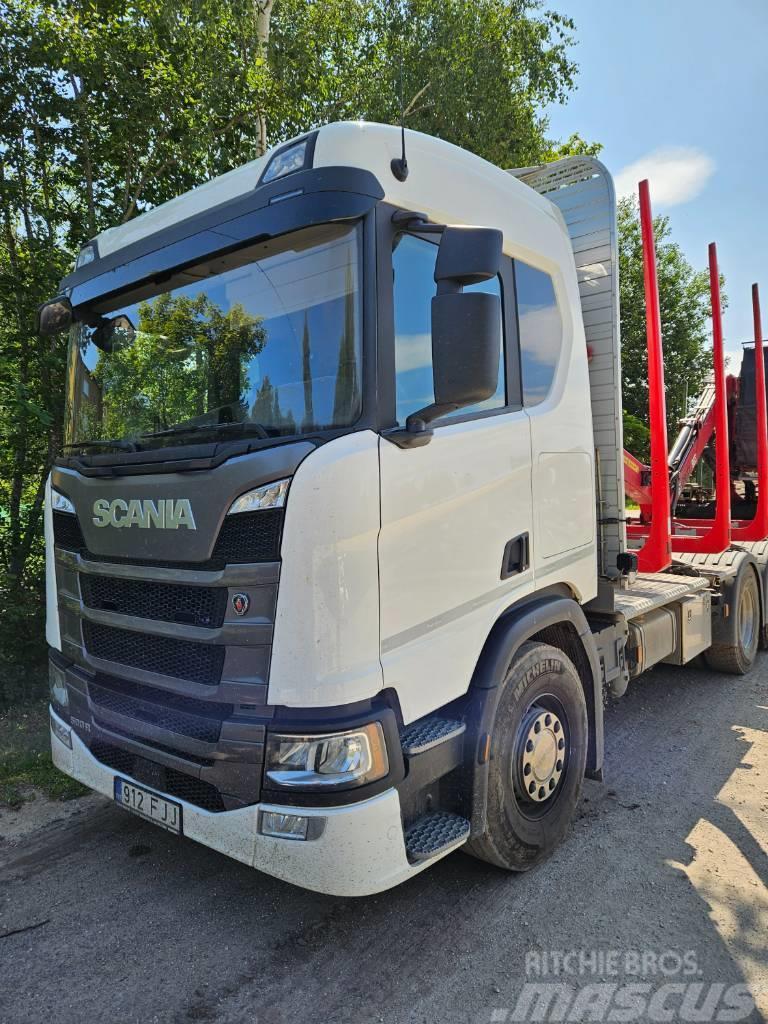 Scania 500 R Φορτηγά ξυλείας