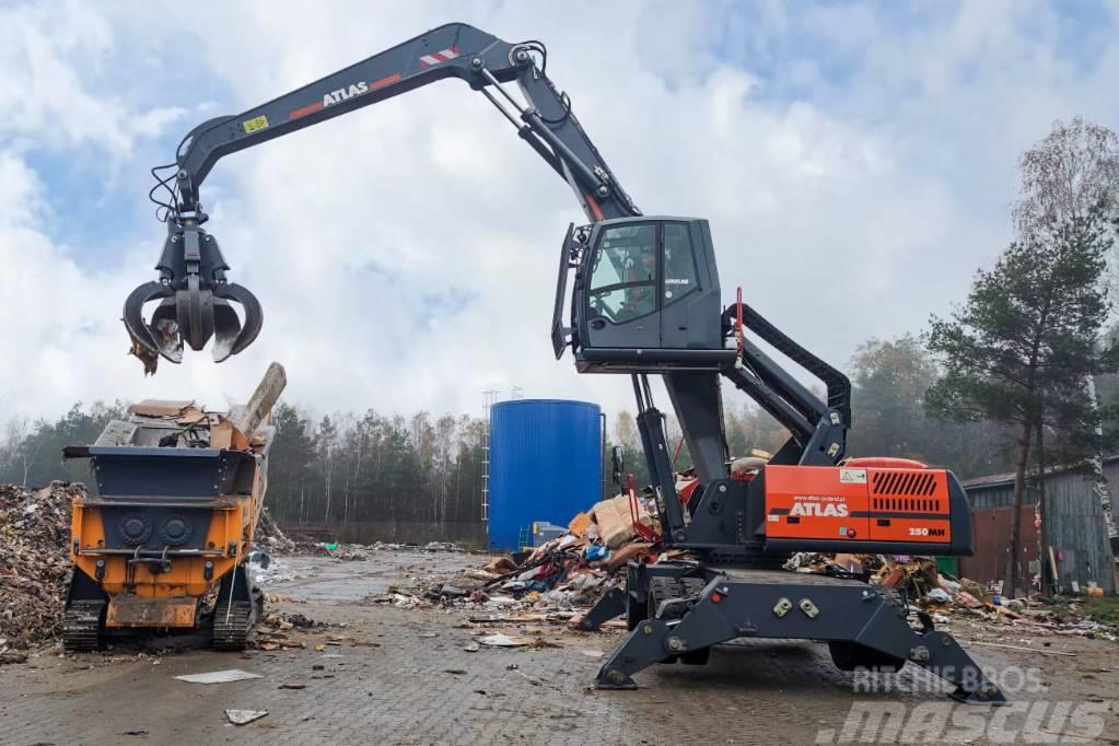 Atlas 250MH MASZYNA PRZEŁADUNKOWA MATERIAL HANDLER Βιομηχανικά μηχανήματα διαχείρισης αποβλήτων