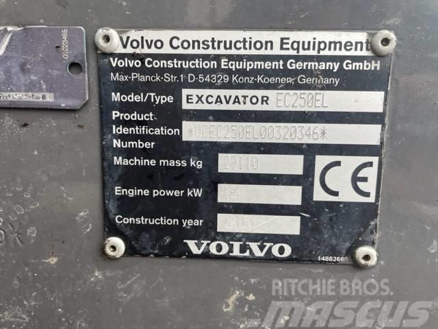 Volvo EC 250 EL Εκσκαφείς με ερπύστριες
