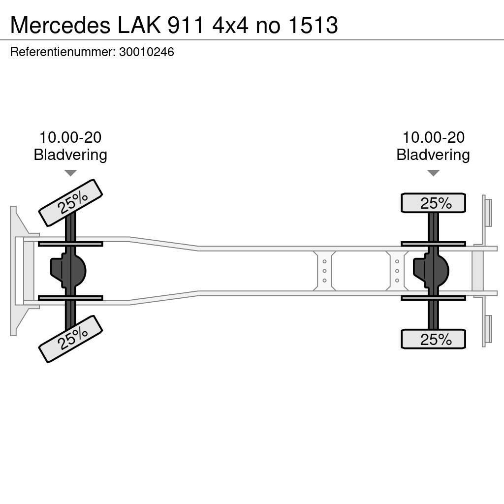 Mercedes-Benz LAK 911 4x4 no 1513 Φορτηγά Ανατροπή