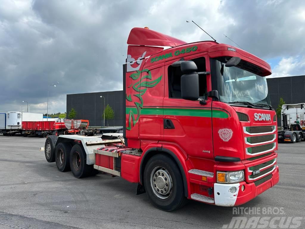 Scania G450 LB 8x4*4 HNB Euro 6 / Chassis / Fahrgestell Φορτηγά Σασί
