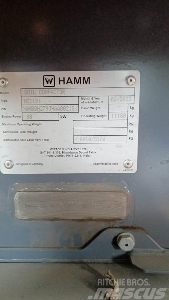 Hamm HC119i Οδοστρωτήρες μονού κυλίνδρου