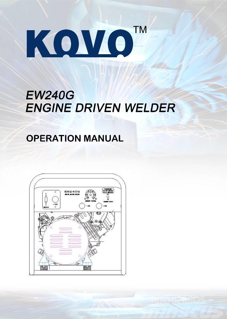  New Kohler powered welder generator EW240G Μηχανές συγκόλλησης