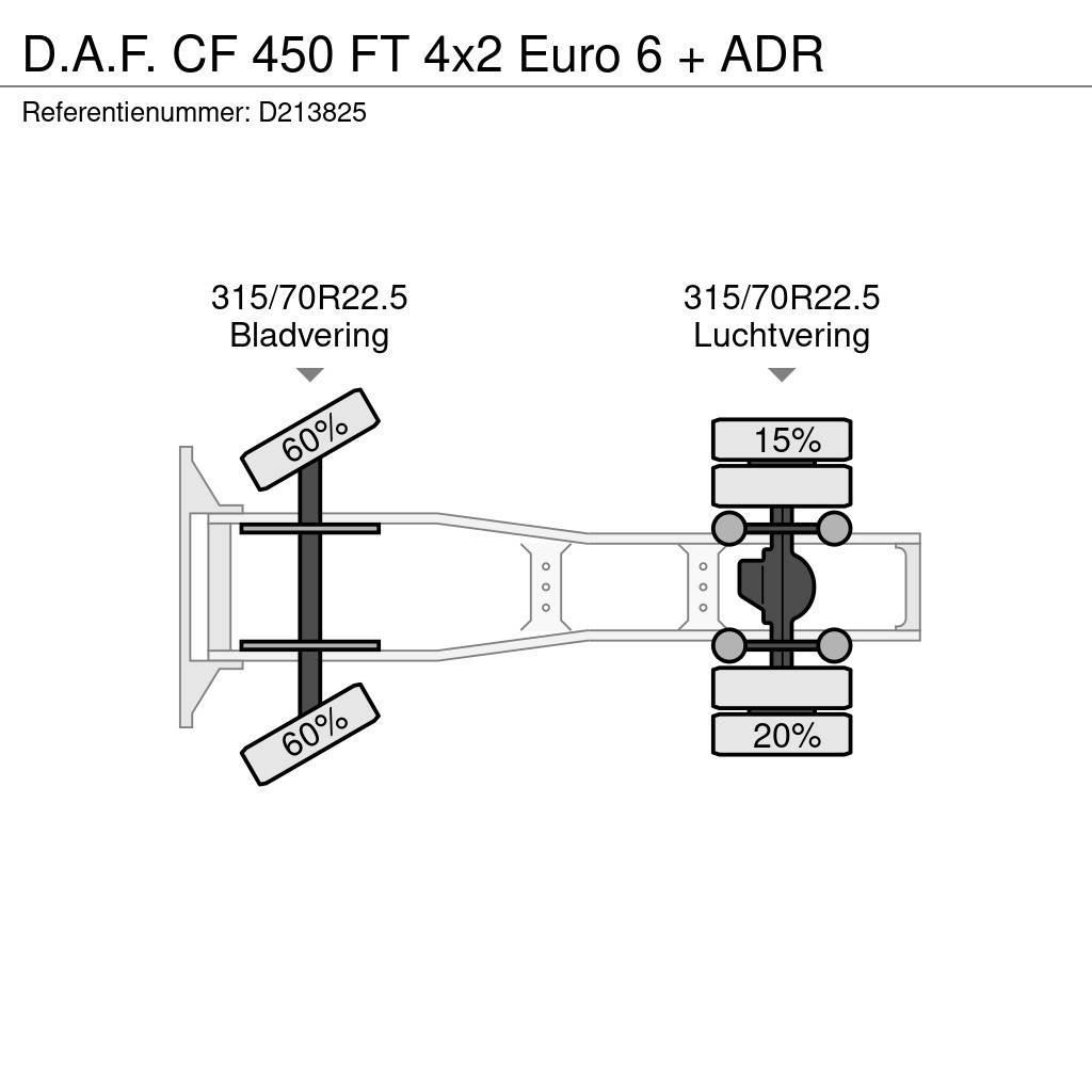 DAF CF 450 FT 4x2 Euro 6 + ADR Τράκτορες