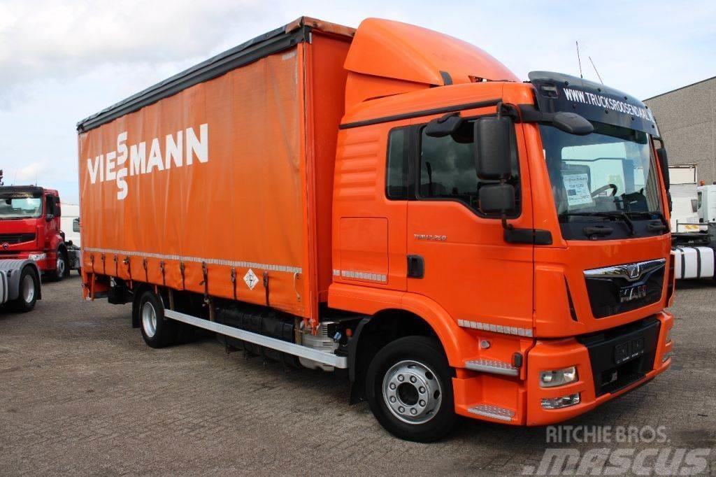 MAN TGM 12.250 + EURO 6 + manual + LIFT + BE apk 18-05 Φορτηγά Καρότσα - Κουρτίνα