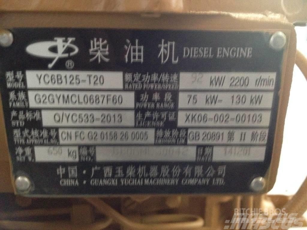 Yuchai YC6B125-T20 Κινητήρες