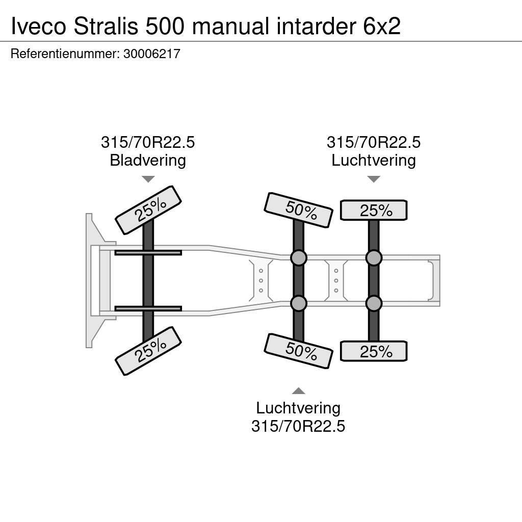 Iveco Stralis 500 manual intarder 6x2 Τράκτορες